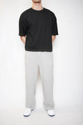 grey baggy trousers